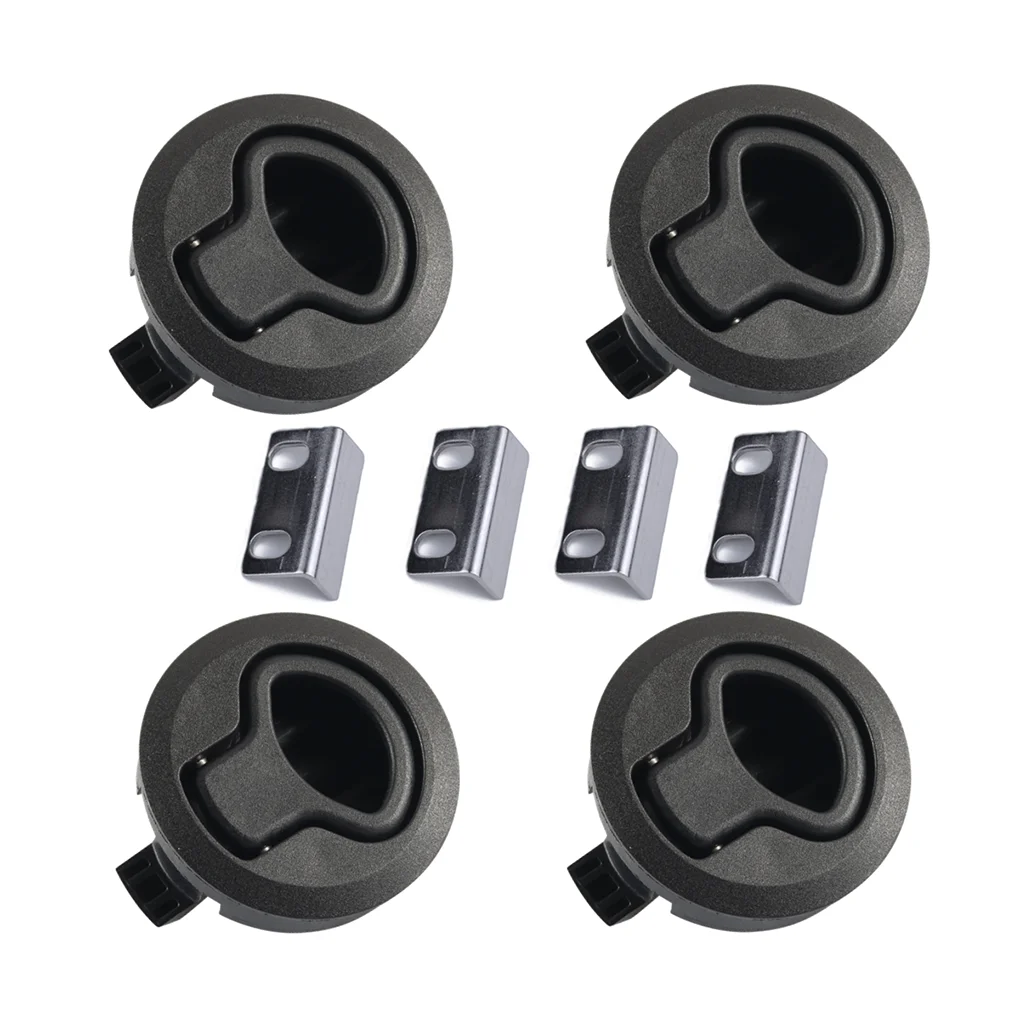 

3 Pack Boat Hatch Marine Slam Latch Flush Pull Boats Kit for RV Yacht