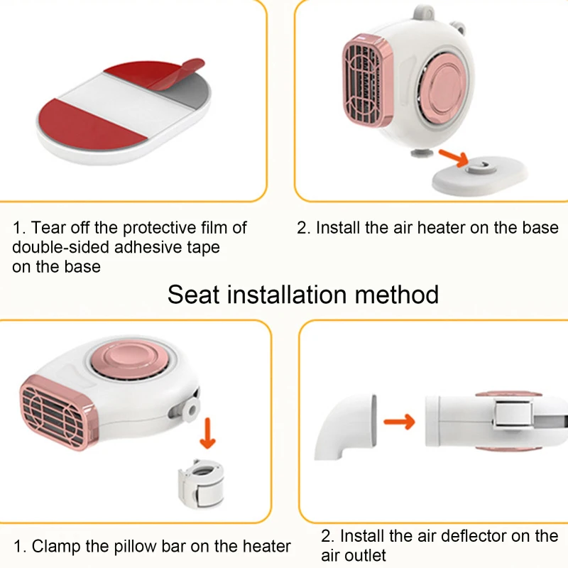 Electric Dryer Windshield Defogging Demister Defroster 12v 150w Warm Cold Dual Use Universal Portable Car Accessories Car Heater