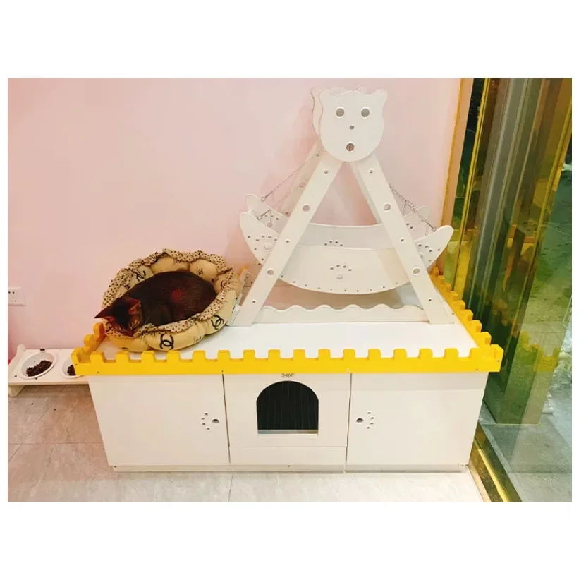 좋은 동굴 집 굴뚝 빌라 타워, 슈퍼 스페이스 홈 캐비닛, 파노라마 고양이, 품질 보증