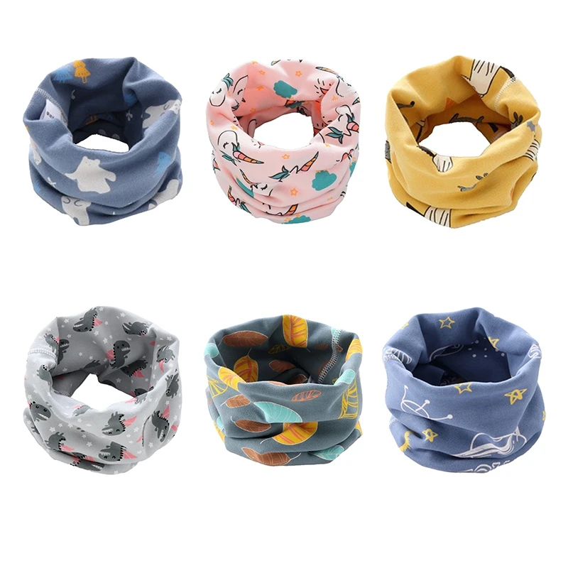 New Cotton Baby Scarf Autumn Spring Snood Children Scarf Boy Girl Scarf Kids Child Neck O Ring