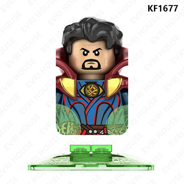 Superhero Strange Multiverse Action Figures Scarlet Witch Mordo Wong Mini Bricks Disney Building Blocks Toys for Children KF1677