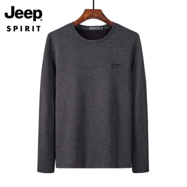 편안함과 다목적성이 돋보이는 Jeep Spirit 남성용 다용도 긴팔 티셔츠