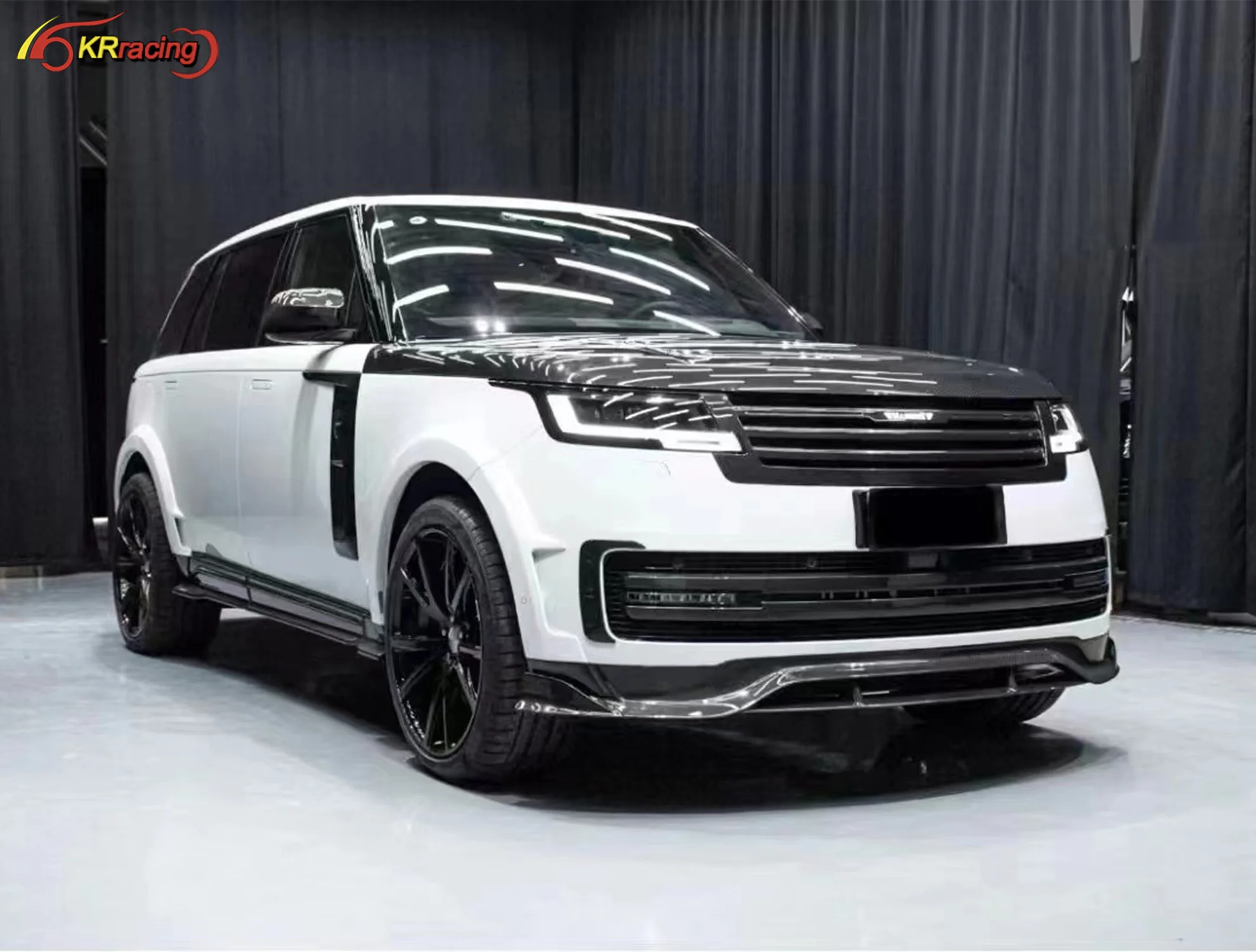 New Arrival MSY Style Dry Carbon Fiber Car Body Kit Auto Accessories With Carbon Hood Car Bumpers Lip for Range Rover 2024