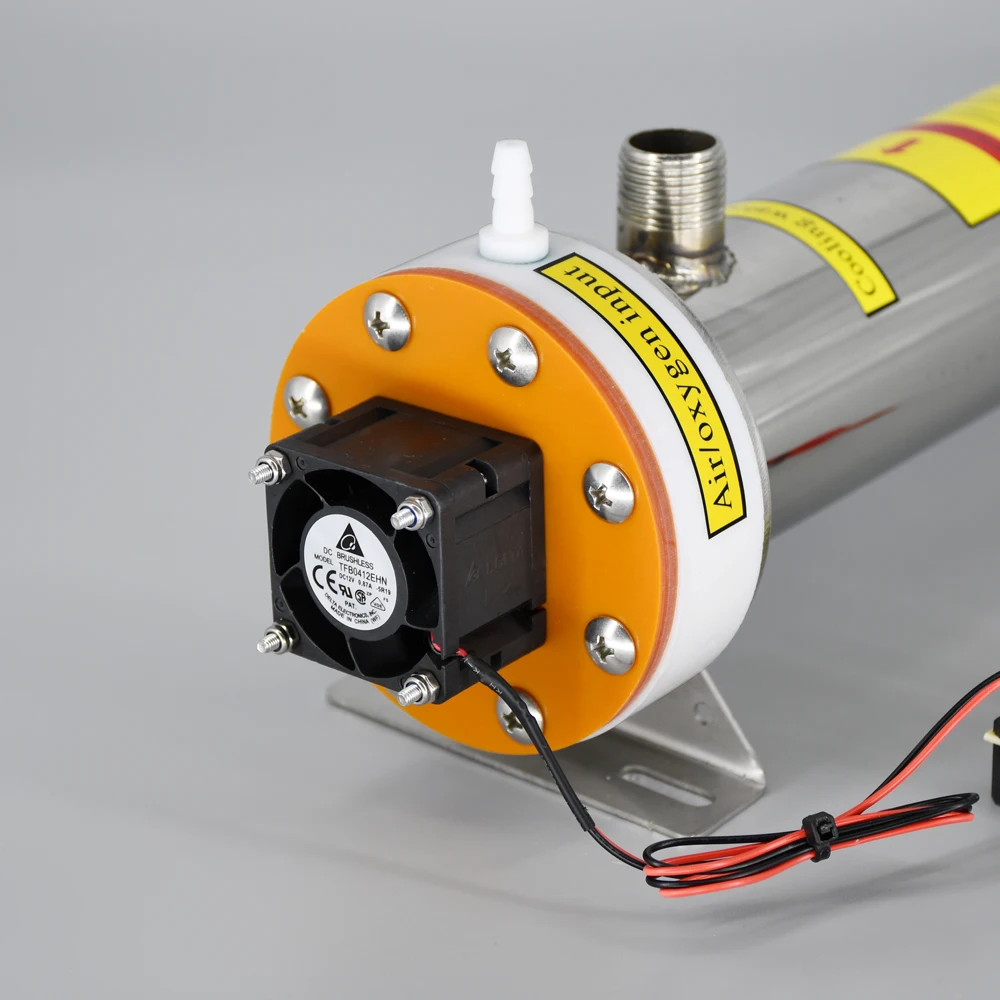 CE FCC ROHS Patented product 60G/H 60grams water cooling ozone tube generator parts ozone cell Narrow Gap Discharge Quartz Tube