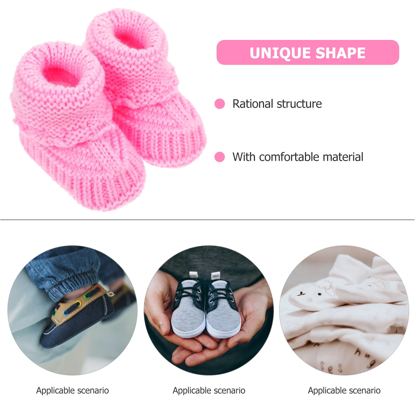 Knitting Shoes Booties Newborn Crochet Handmade Knitted For Autumn Warm