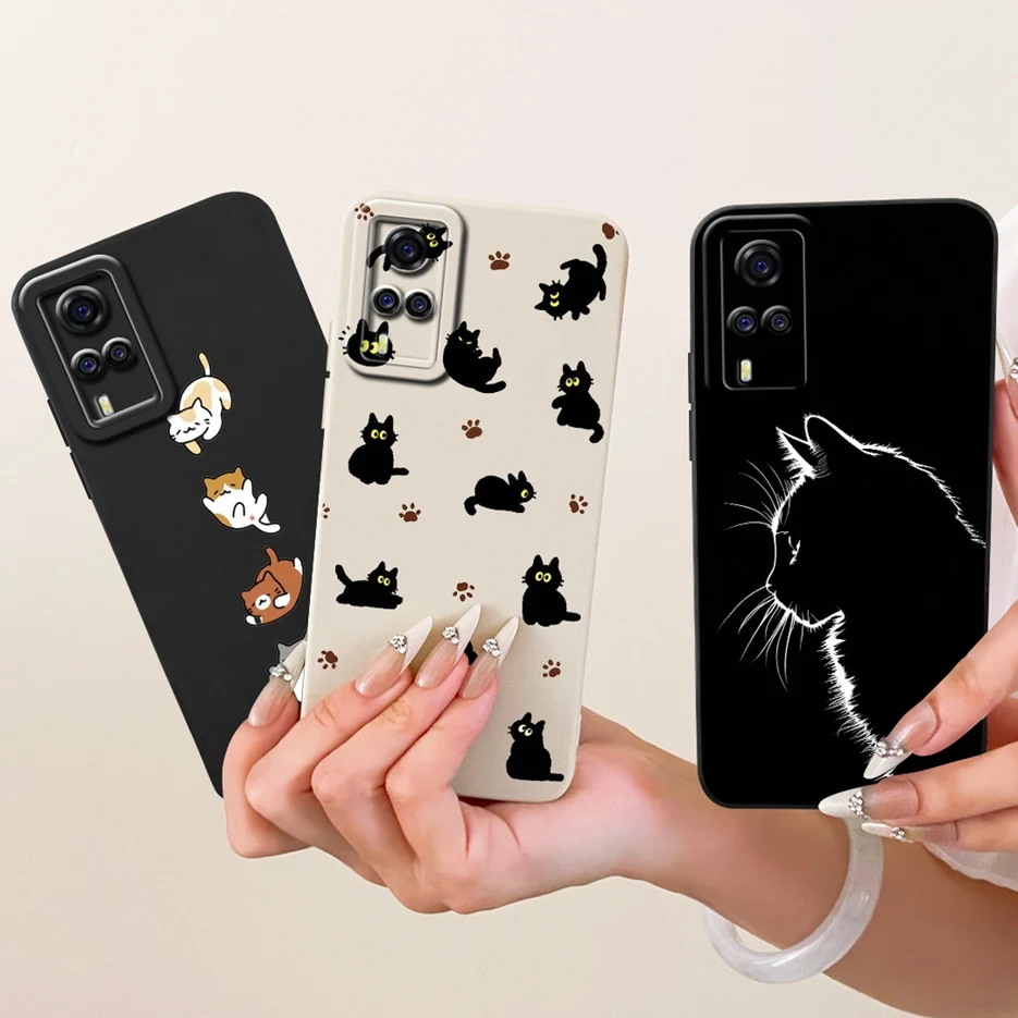 Cool Cat Cartoon Soft TPU Phone Case Cover