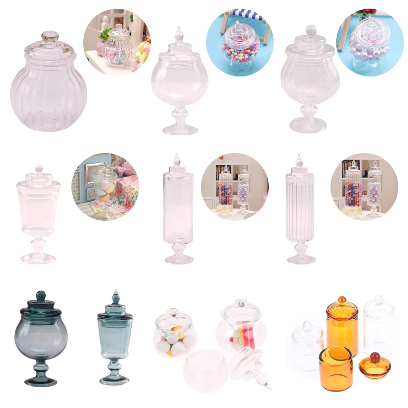 Barattolo Con Caramelle In Miniatura Per Casa Delle Bambole, Scala - Foto 8