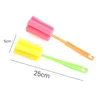 3pcs Sponge Cleaning Brush Home Kitchen Cleaning Accessories Long Handle Brush Bottle Cup Glass Washing Clean Tool Cleaner Brush 6