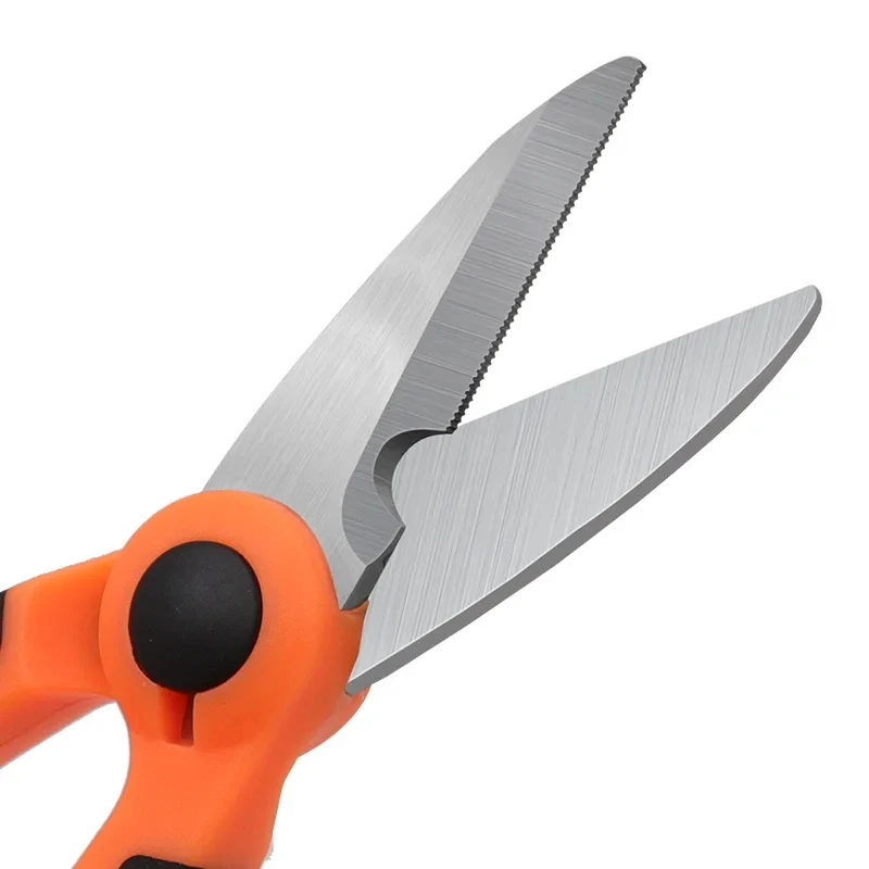 1Piece Stainless Steel Fishing Scissor Accessories Electrician Portable Scissors Plier Cut PE Braid Line Lure Carp Fishing Tools 3