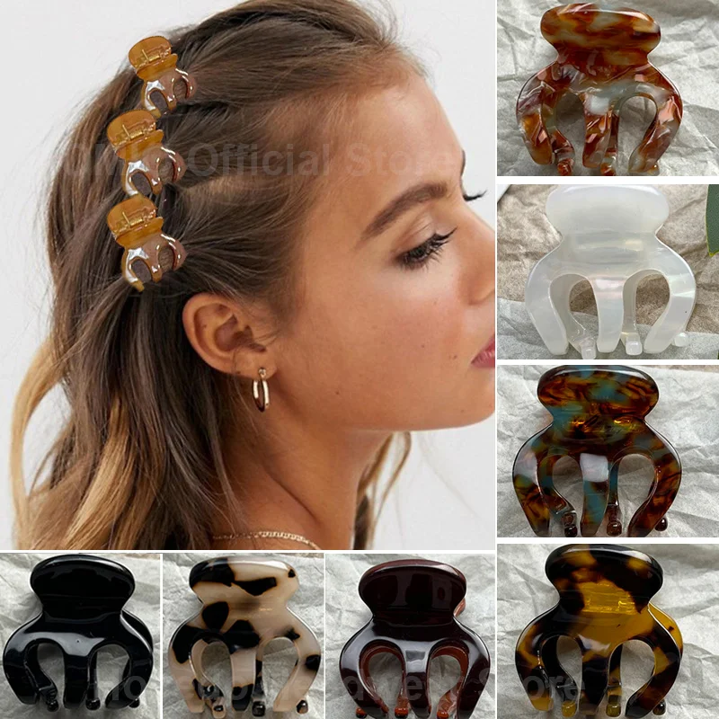 

Mini Acetate Ponytail Hairpin Hair Claw Hair Clip Headdress Bang Clip Women Girls Shark Clips Headwear Barrette Hair Accessories