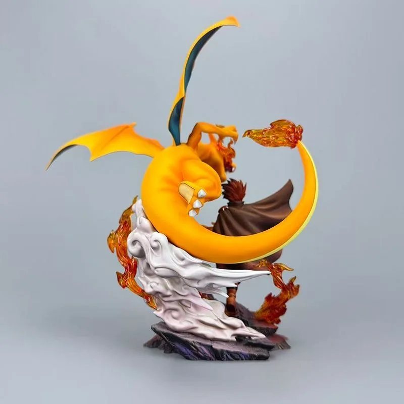 Premium Collectible Charizard Anime Figurine - Gray Oak Edition