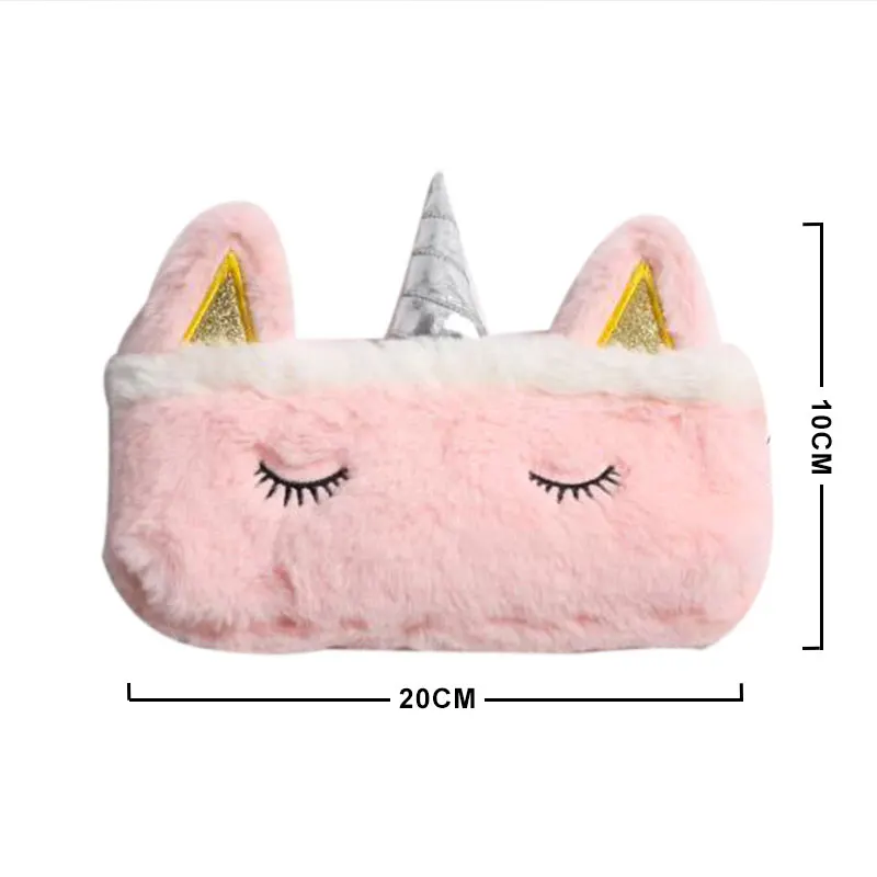 Plush Unicorn Pompom Pens Black Ink Stationary Magical Kawaii Babe