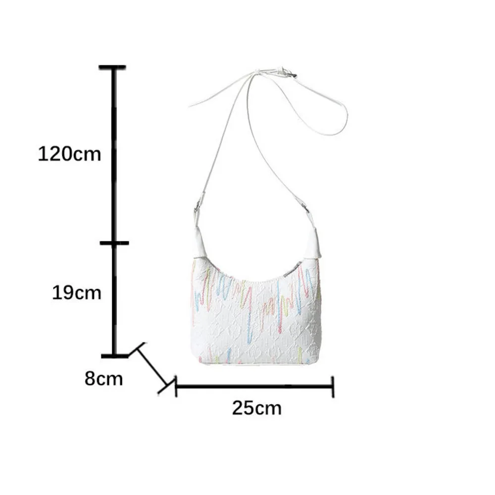 Canvas casual fashionable new style, single shoulder, large capacity, versatile commuting crossbody bag, tote_voghion.com
