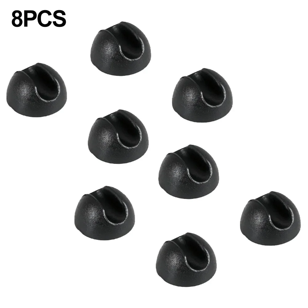 8pcs Furniture Feet Black,Transparent,Grey For Pads Hairpin Leg Protectors For Pads Non-slip Furniture Hardware Accessories