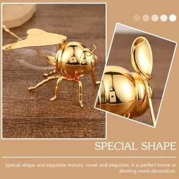 Decorative Bee-Shaped Honey Jar Bee Shaped Honey Jar Storage Dispensing Container Big Belly Simulation Bee Shape Honey Jar 3