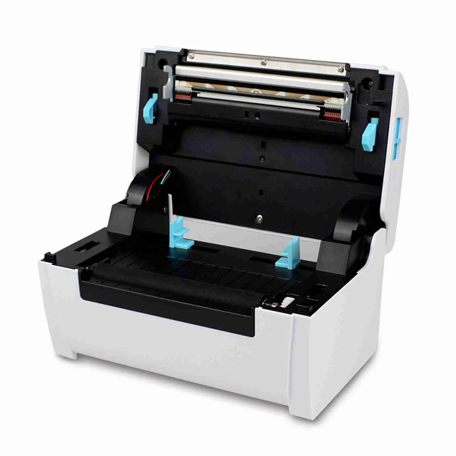 Thermal Label Printer High Speed Shipping Label Printer USB BT Connection Support 40-110mm Paper Width Compatible with Windows