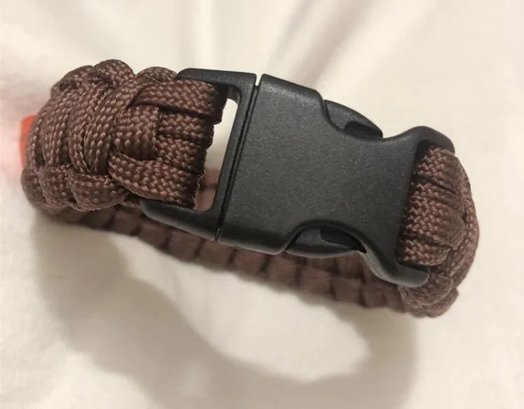 Safety warning tape Travis scott style Braided Bracelet Parachute Shroud Line Woven Fashion Necklace