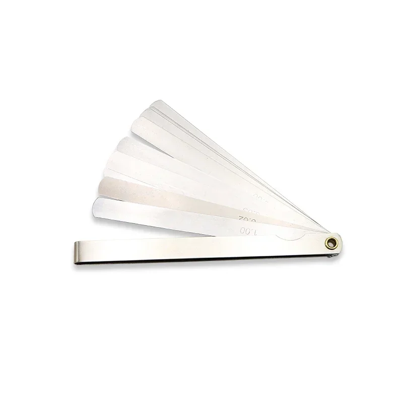 150 mm Length Metric Feeler Gauge 0.02-1.00 mm 17 Blades Measuring Tools feeler gauge