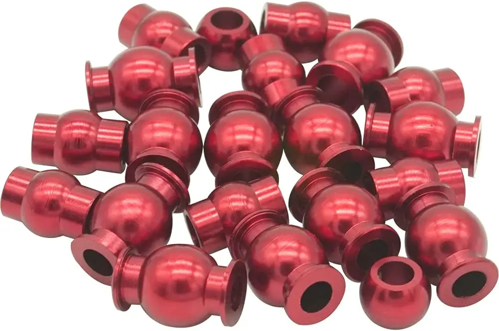 22 Stück Spurs tangen Pivot Ball Stoßdämpfer Lenkkugel für 550 Arrma Senton Granit Typhon 4x4 3s &/Big Rock Vorteks 4x4 3s – Detail 1