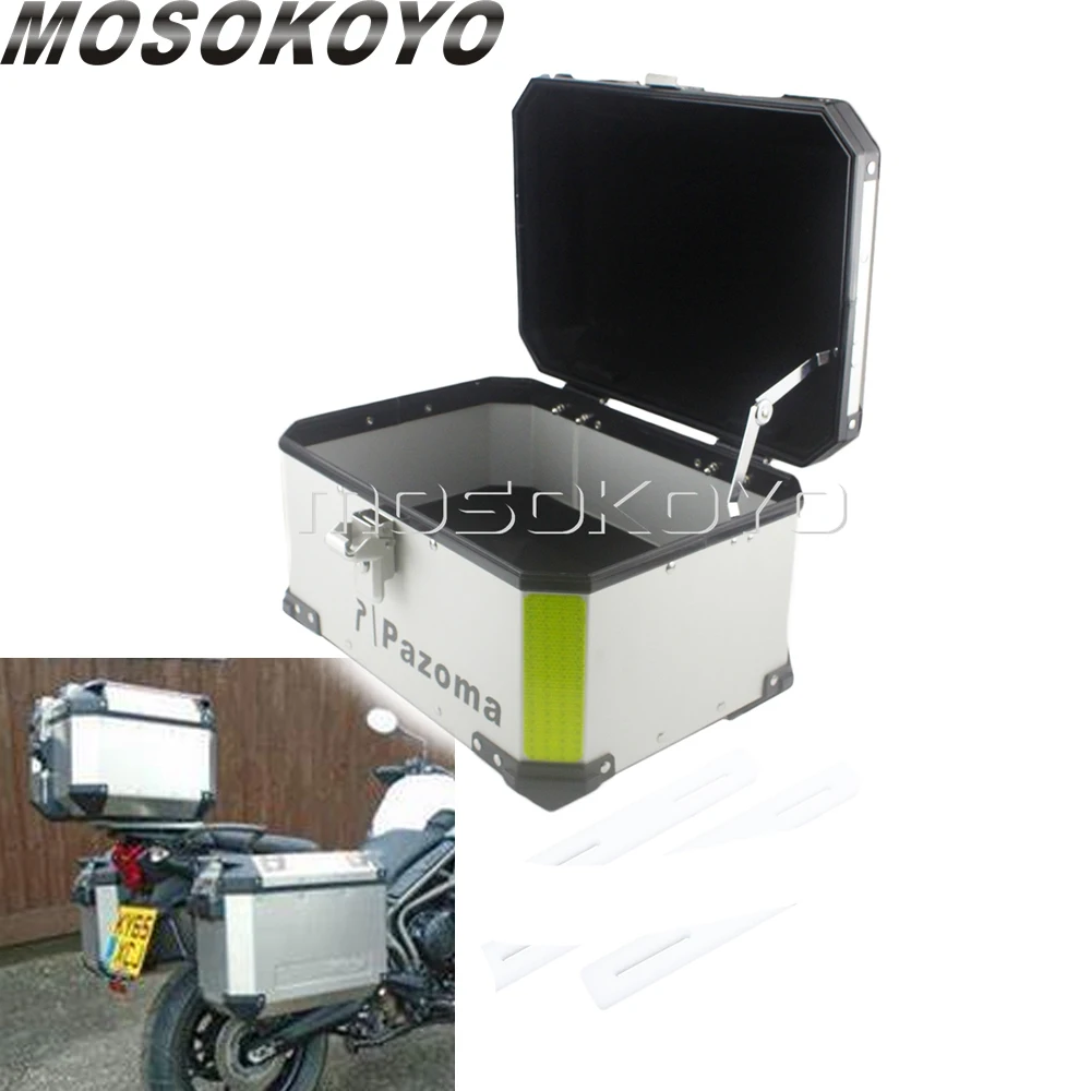 

Чехол для заднего багажа мотоцикла водонепроницаемый алюминиевый 45L