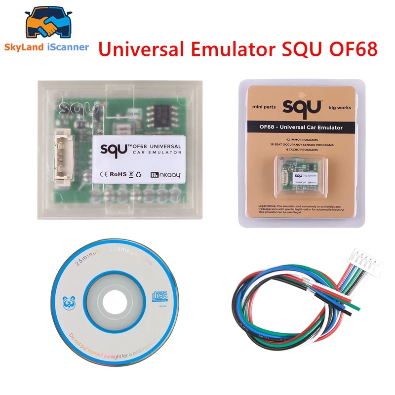 

Best Price SQU OF68 OF80 Universal Car Emulator Signal Reset Immo Programs Place ESL Diagnostic Seat Occupancy Sensor Tool