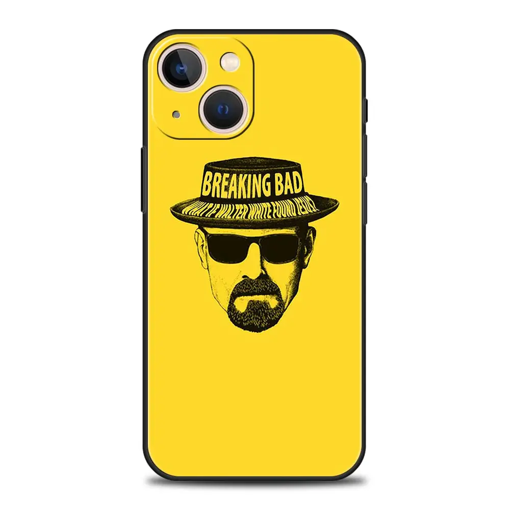 thumbnail image 1 of Funda de teléfono de lujo de la serie de TV Popular Breaking Bad para iPhone 13, 15, 14, 12 Mini, 11 Pro MAX, XR, X, SE, XS, 7, 8 Plus, cubierta negra de silicona, 1 of 5