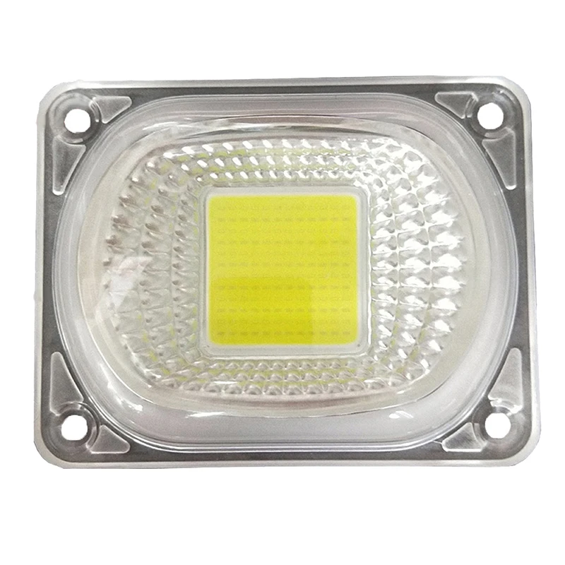 1Set LED COB Chip Matrix With Lens Reflector for 50W Spotlight Flood Light Source Outdoor Light Chip Lamp DIY Floodlight