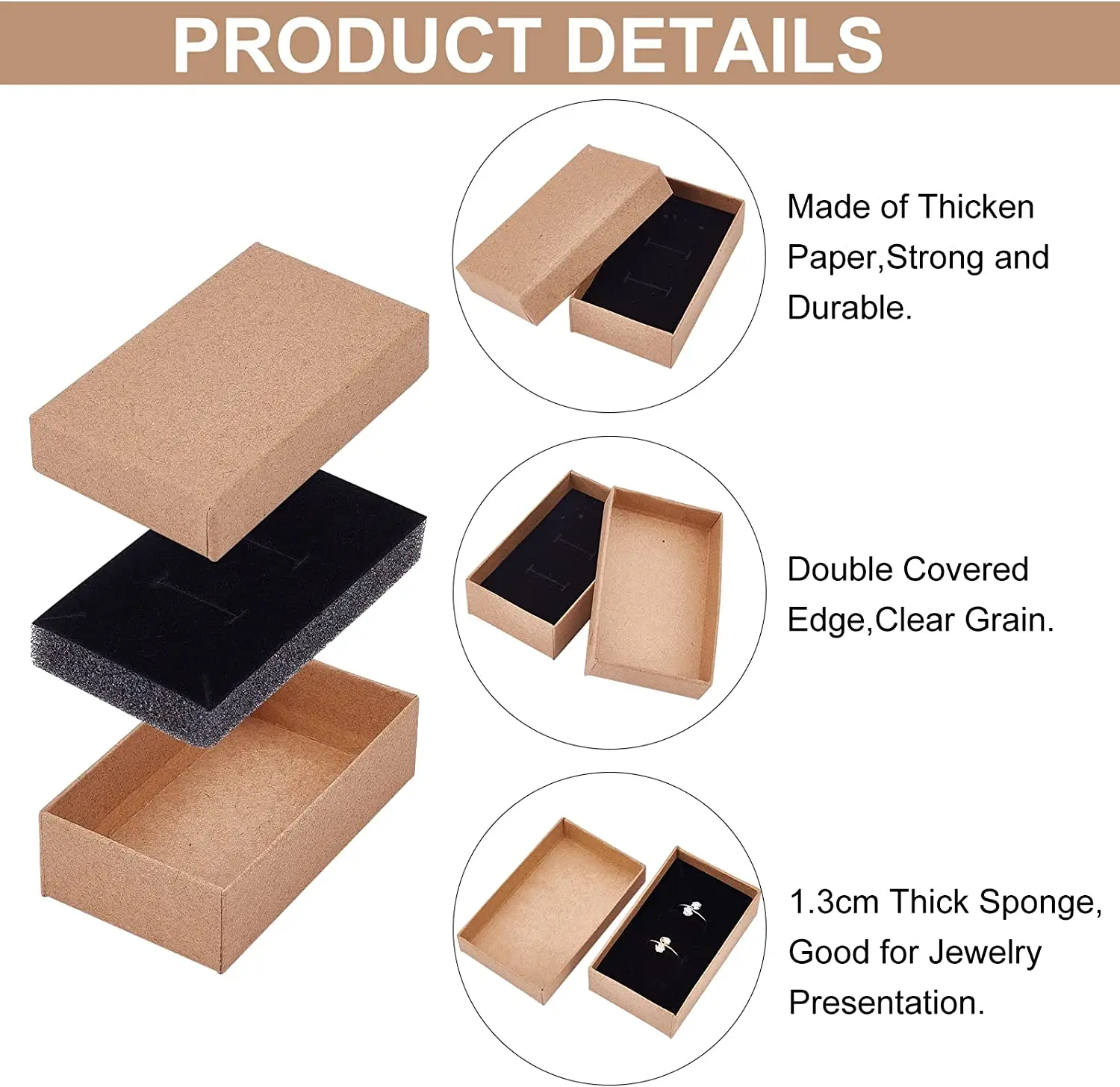 Pandahall   Ʈ    簢 Ȳ 8x5x3cm  9x7x3mm  7x7x3mm 9x9x3mm 18pcs/24pc