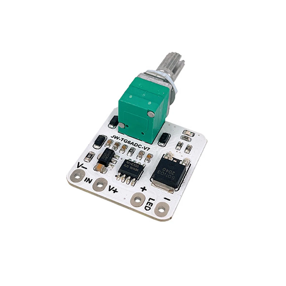 Dc5-24V 5A Led Modulo Dimmer A Tensione Costante Striscia Luminosa Dimmer Switch Board 0-100% Luminosità Manopola Regolabile Modulo Dimmer