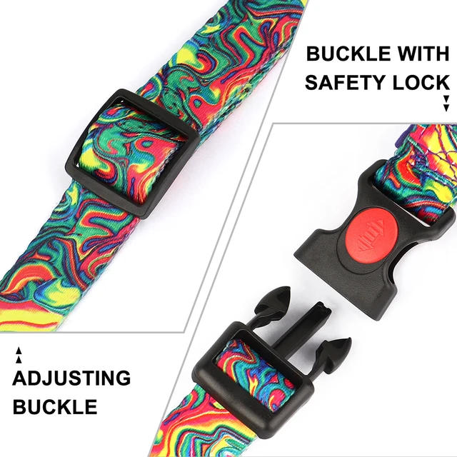 Quick Control Dog Harness With Handle No Pull Nylon Dogs Vest Harness Colorfull Print Pet Harness Adjustable Bulldog Chihuahua 4