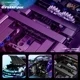 1116 PCS Technical 1:14 Black purple Racing Sports Car Building Blocks Assemble Bricks Vehicle Toys Gift For Boy Kids
