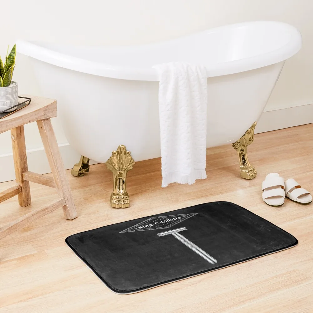 King C Gillette Rasoio Di Sicurezza (Articoli Di Colore Scuro) Tappetino Da Bagno Porta D'Ingresso Tappeti Per Tappetino Da Bagno
