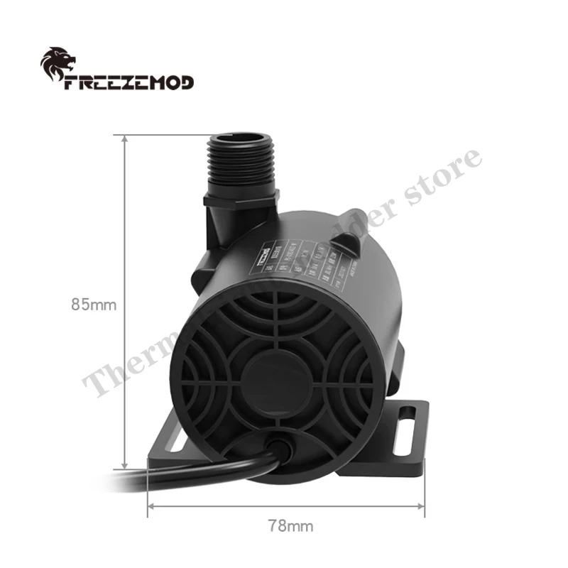 Zemod-bomba de Água 3000l h dc 12v 24v Circulação do Motor sem Escova 88w Potência 23 Metros de Cabeça Resistente a Alta Temperatura Pu-kub - Imagem 3