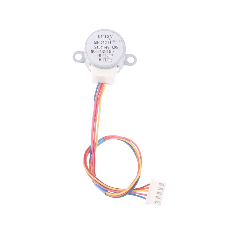 4-Phase 5-Wire DC Gear Stepper Motor 12V 24BYJ48 Reduction Motor Ratio 64:1 Single Chip Microcomputer/Camera Monitoring stepper motor