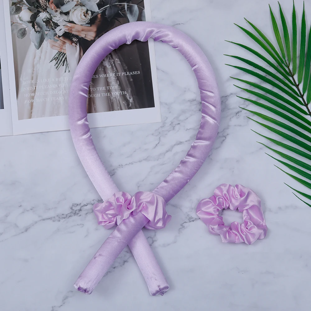 Hair Curlers Lazy Heatless Curling Rod Headband Hair Styling Tools No Heat Silk Curling Ribbon Modeling Accessories