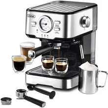  Gevi Espresso Machine 15 Bar, Expresso Coffee Machine with Milk Foaming Steam Wand, Espresso and Cappuccino Maker 