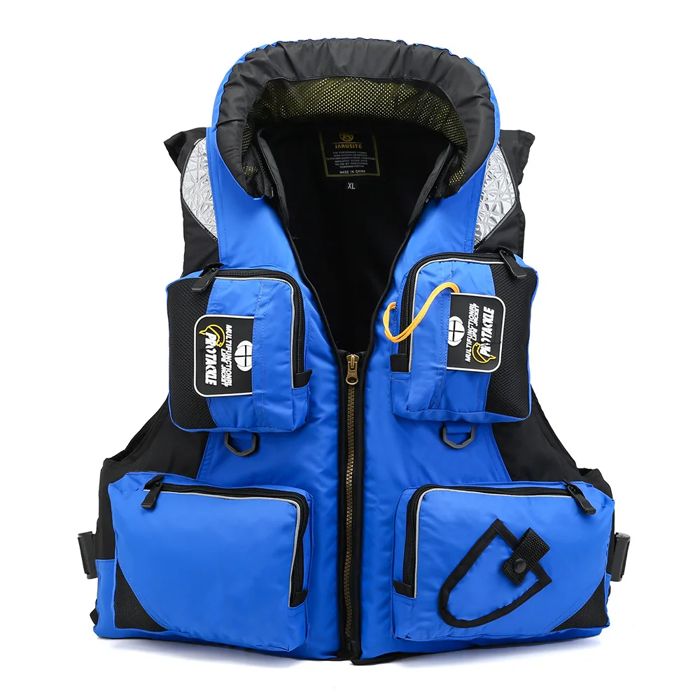Gilet de sauvetage professionnel pêche polyester XXL adulte sécurité nautique navigation