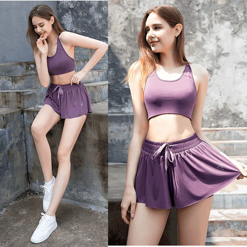 Aiithuug Flowy Athletic Shorts for Women Gym Yoga Workout Running Short Pants Tennis Skort Skirt Cute Clothes Casual Summer