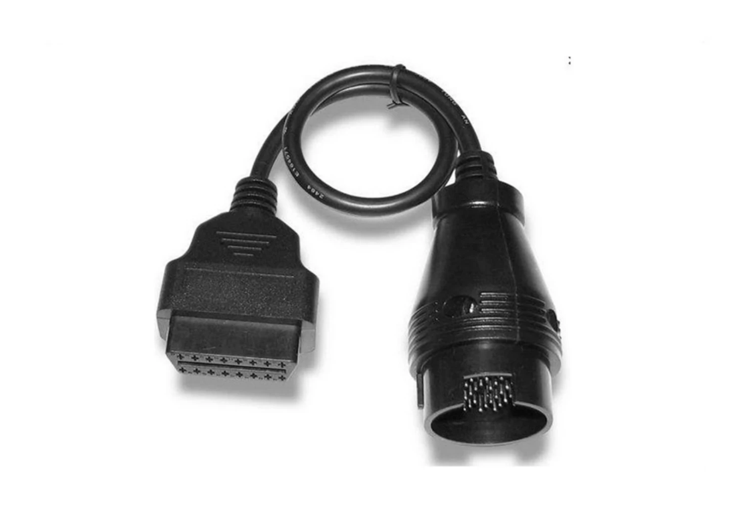 For BENZ 38Pin To OBD2 16Pin Diagnostic Adapter OBD2 Connector For MB 38 Pin To 16 Pin OBD2 Cable For MB Series 6