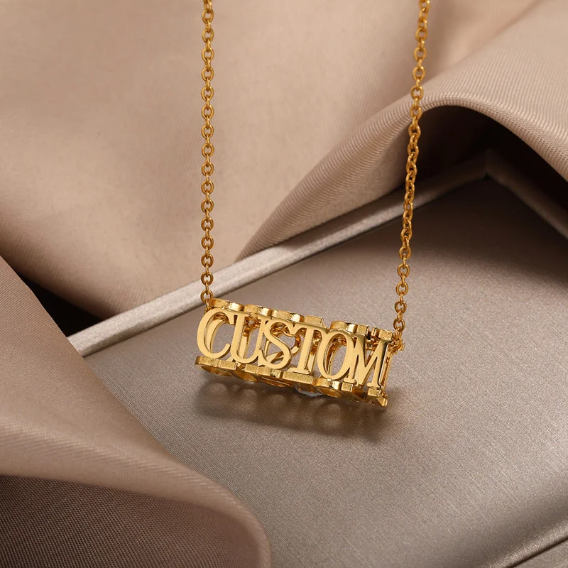 Name Pendant Choker Jewelry Gift 