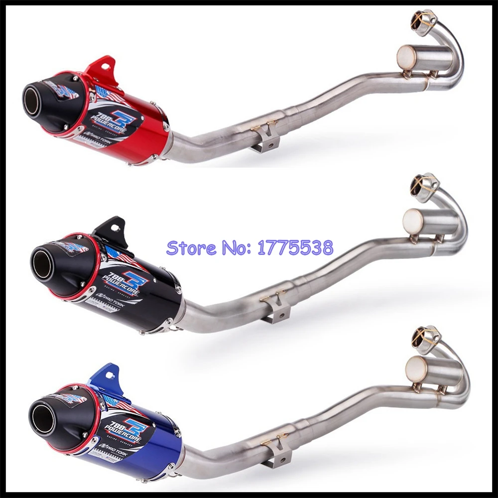 CRF150 CRF230 Motorcycle Exhaust Full System Muffler Header Front Link Pipe for Honda CRF150F CRF230F 2003-2017 2019 Escape Moto - Image 5