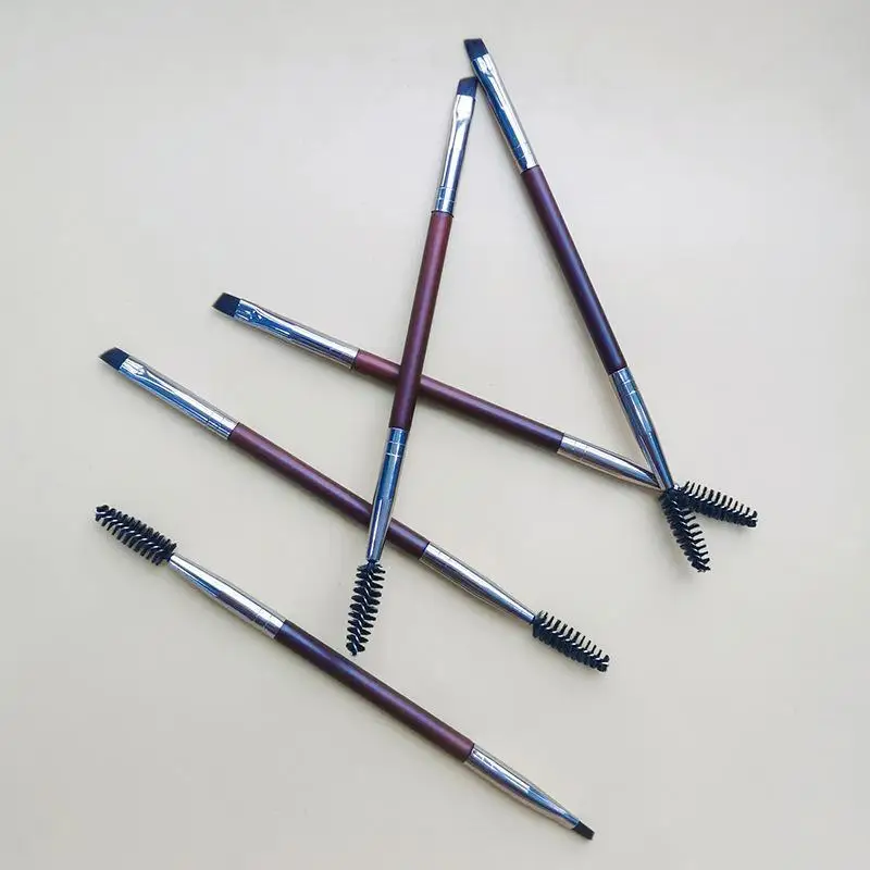 

1pcs Double-headed Eyebrow Brush Spiral Diagonal Corner Makeup Brush Professional Makeup Brushes Beauty Cosmetics Tool