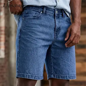 Men Vintage Denim Shorts 1