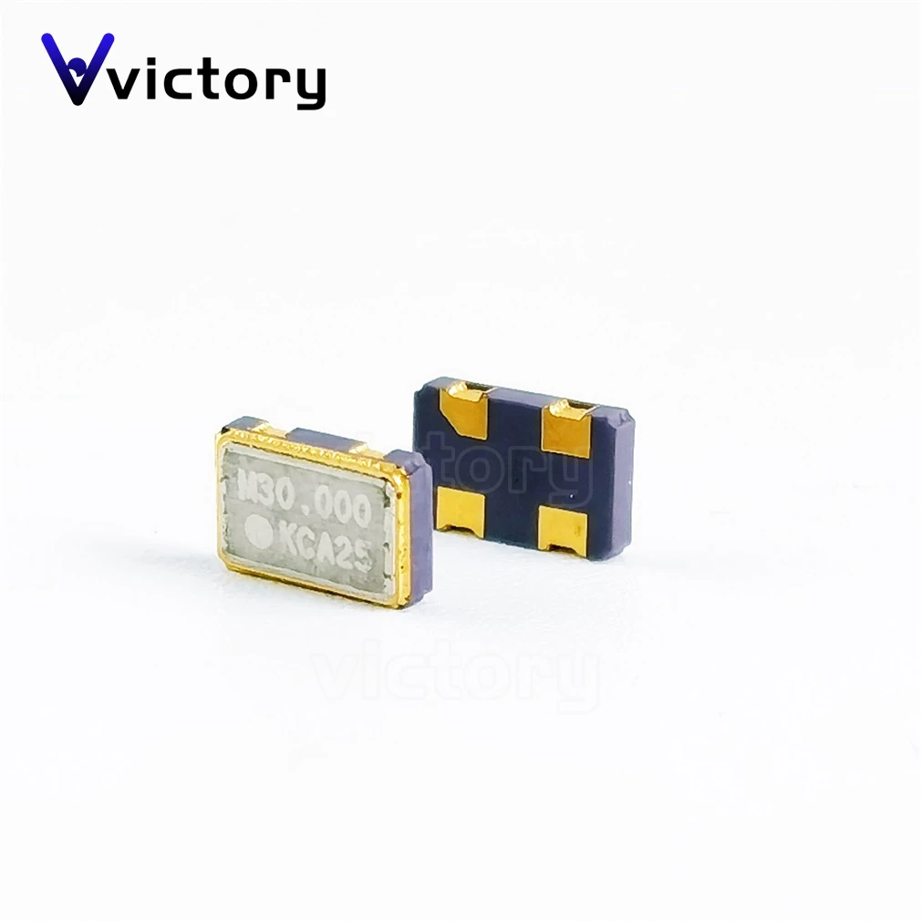 5PCS SMD 활성 수정 발진기 3225 30.000MHz 30M M30.000 3.3V 3.2*2.5MM 4핀 공진기 SG-310SCF