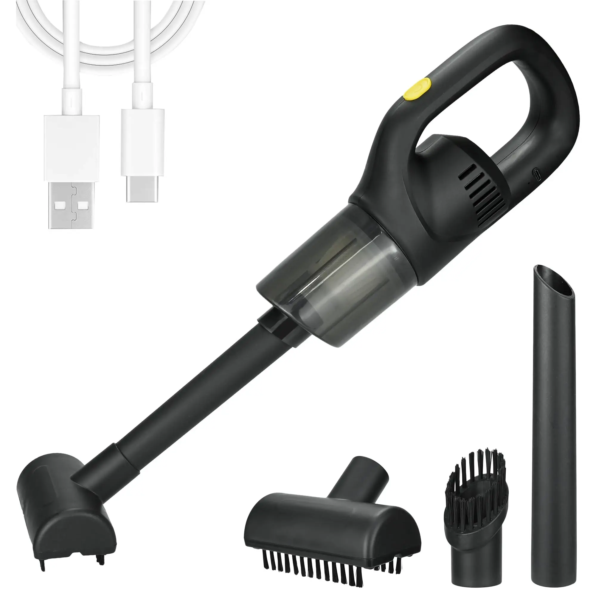 Car Vacuum Cleaner Cordless 120W Rechargeable 10KPA Handheld Vacuum Cleaner Lightweight Hand Duster for Car/Pet/Keyboard
