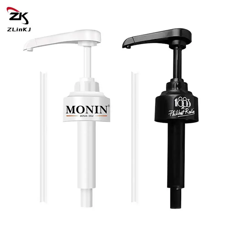 1PCS Coffee Milk Tea Dispenser Syrup Pump Liquid Dispenser For Monin Syrup 10ml Juice Bottle Pump Kitchen Tools
