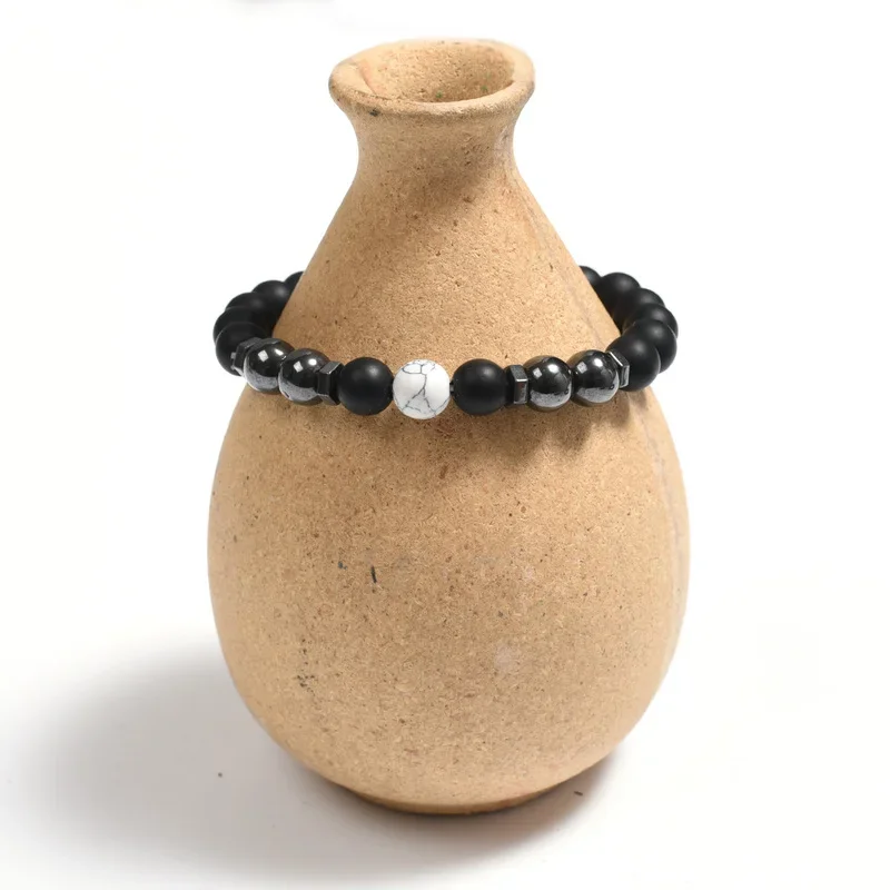 Anti-obrzęk czarny obsydian bransoletka na kostkę leczenie z regulacją ciężaru utrata magnetoterapia magnes bransoletka na kostkę kobiety mężczyźni 6 Anti-obrzęk czarny obsydian bransoletka na kostkę leczenie z regulacją ciężaru utrata magnetoterapia magnes bransoletka na kostkę kobiety mężczyźni - Image 6