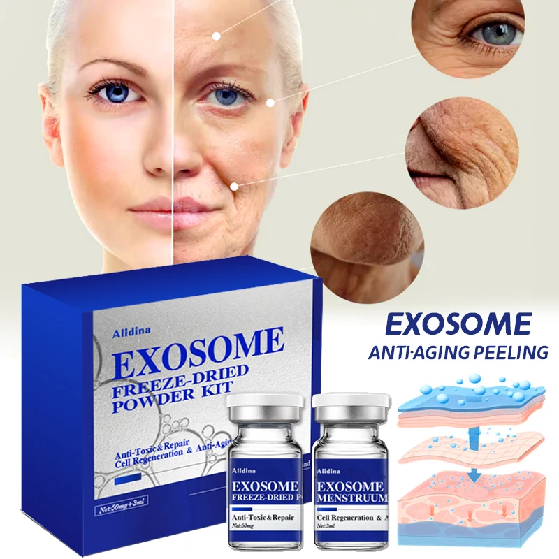 D Exosome Pore Shrinking Essence Stem Cells Peptide Instant Anti-wrinkle Serum Collagen Moisturizing Nourish Firm Skin