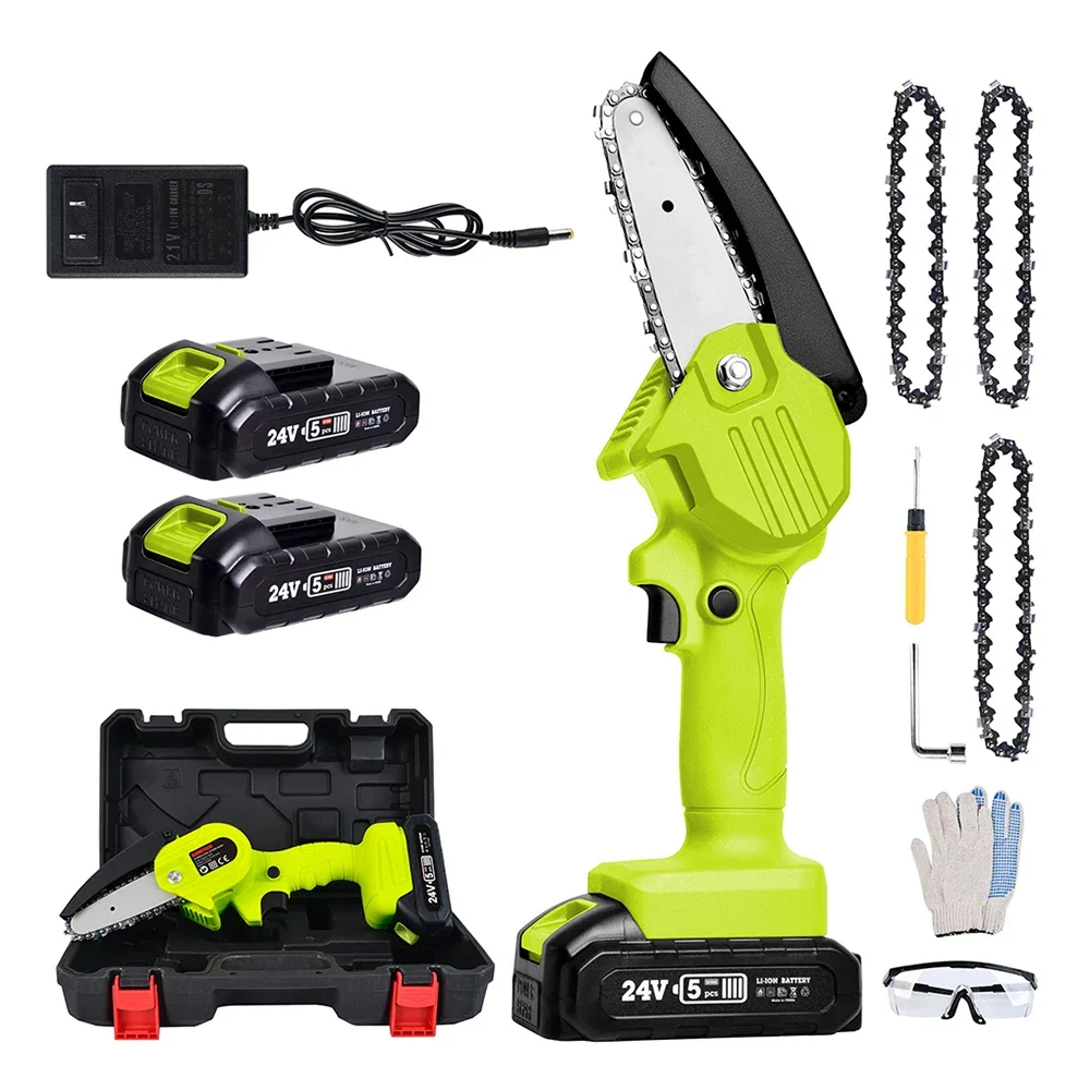 

Vertak Mini Chainsaw Battery Powered Mini Chain Saw