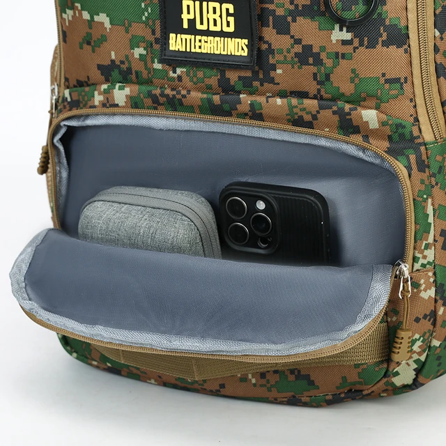 Camouflage large-capacity backpack - zipper closure, hiking, traveling, outdoor adventure backpack 4